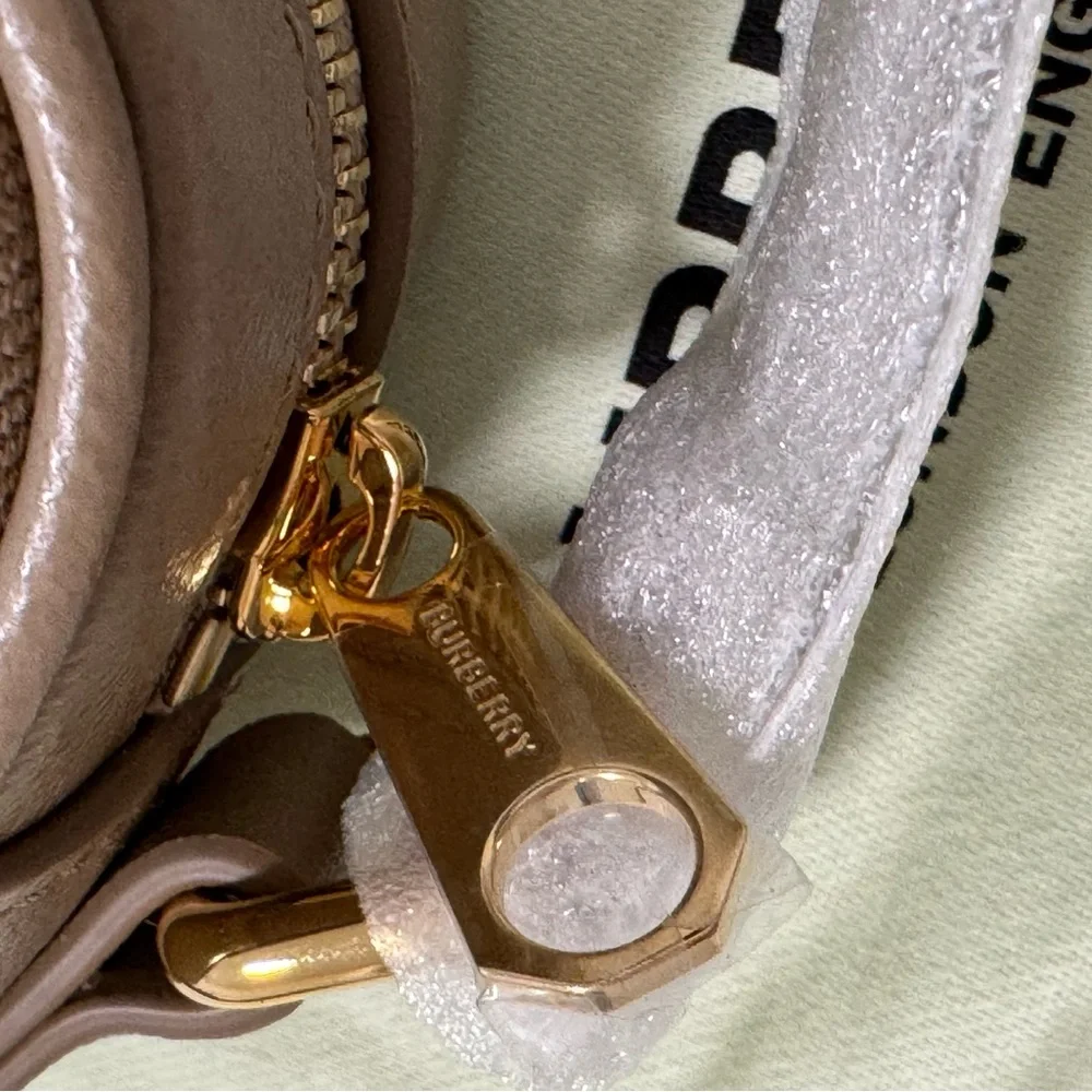 Burberry Beige Check Crossbody  Bag - Picture 5 of 11